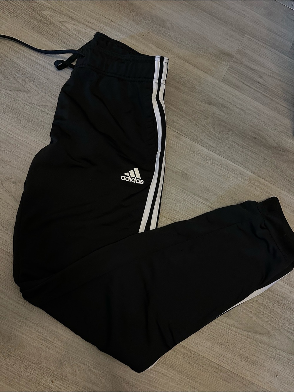 Adidas Women’s Black Three-Stripe Track Pants